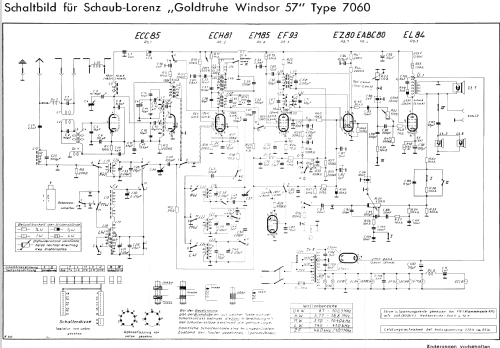 Goldtruhe Windsor 57 7060; Schaub und Schaub- (ID = 705166) Radio