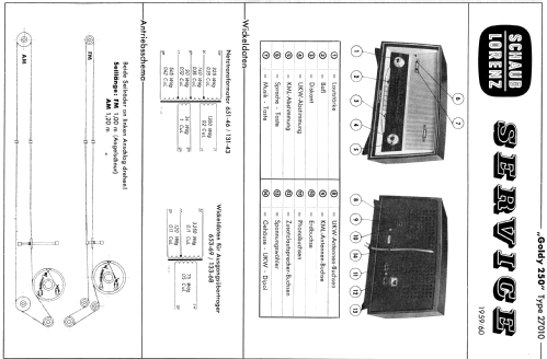 Goldy 250 27010; Schaub und Schaub- (ID = 2071438) Radio