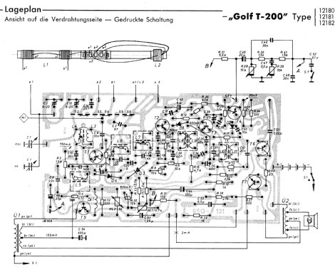 Golf T200 12180 12181 12182; Schaub und Schaub- (ID = 467504) Radio