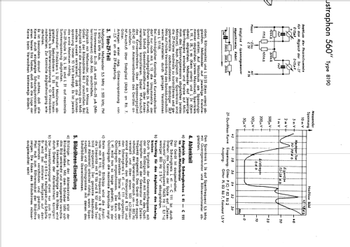 Illustraphon 560 8090; Schaub und Schaub- (ID = 742560) Televisión