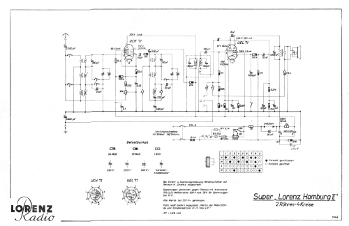 Hamburg II ; Lorenz; Berlin, (ID = 3186765) Radio