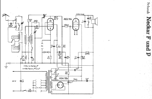 Neckar F; Schaub und Schaub- (ID = 5797) Radio