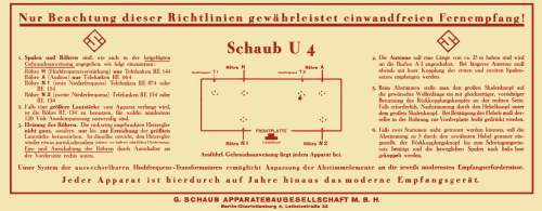 Neutrodyne U4 ; Schaub und Schaub- (ID = 1053703) Radio