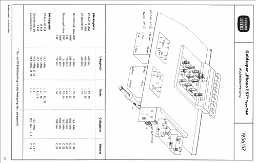 Goldsuper-Phono T57 7441; Schaub und Schaub- (ID = 36443) Radio