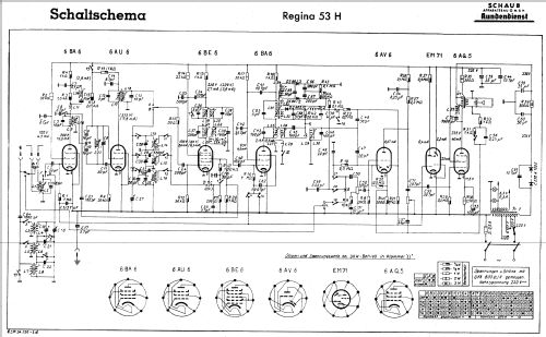 Regina 53H; Schaub und Schaub- (ID = 2677432) Radio