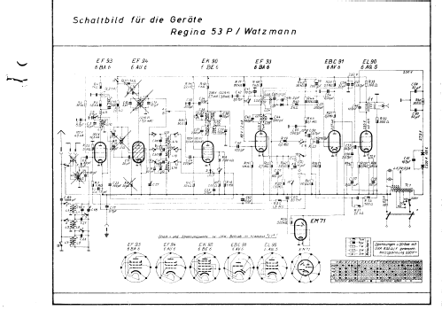 Regina 53P; Schaub und Schaub- (ID = 58232) Radio