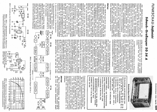 Gross-Super 54A SG54A; Schaub und Schaub- (ID = 717296) Radio