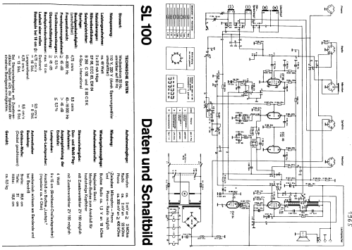 SL100; Schaub und Schaub- (ID = 28884) Sonido-V