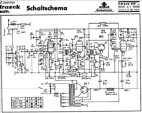 Super 229 , 'Spitzkühler'; Schaub und Schaub- (ID = 305170) Radio