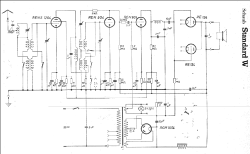 Standard W; Schaub und Schaub- (ID = 5821) Radio