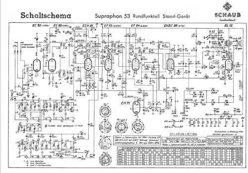 Supraphon 53; Schaub und Schaub- (ID = 303318) Radio