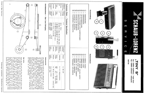 Tiny S 150469 anthrazit; Schaub und Schaub- (ID = 78461) Radio