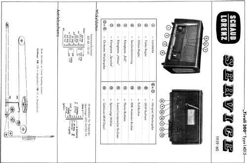 Tivoli 300 14015; Schaub und Schaub- (ID = 468875) Radio