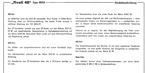 Tivoli 40; Schaub und Schaub- (ID = 2047840) Radio