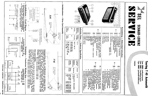 Touring Automatik T40; Schaub und Schaub- (ID = 28025) Radio