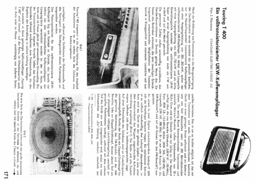 Touring T400 Type 31080, 31081; Schaub und Schaub- (ID = 703080) Radio