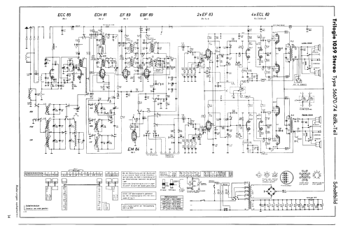 Trilogie 1059 Stereo; Schaub und Schaub- (ID = 558356) TV Radio