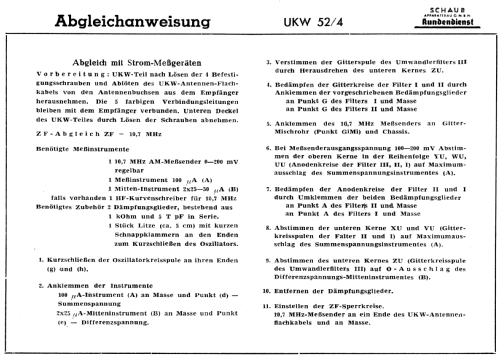 UKW52/4; Schaub und Schaub- (ID = 1722025) Adattatore