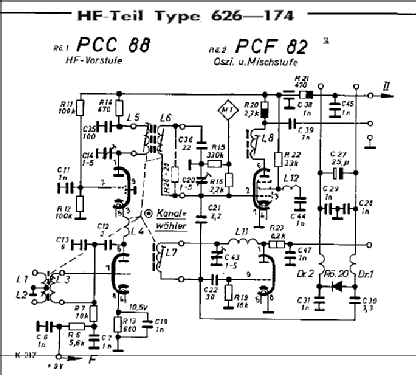 VHF-Tuner 626-174; Schaub und Schaub- (ID = 2614661) Converter