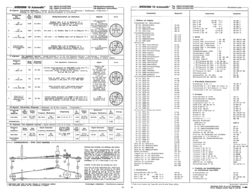 Weekend 70 Automatik 120651 /120652 /120653 /120654 /120656 /120657 /120658 /120659; Schaub und Schaub- (ID = 2198899) Radio