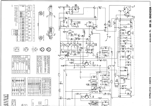 Weekend TE900; Schaub und Schaub- (ID = 342209) Radio