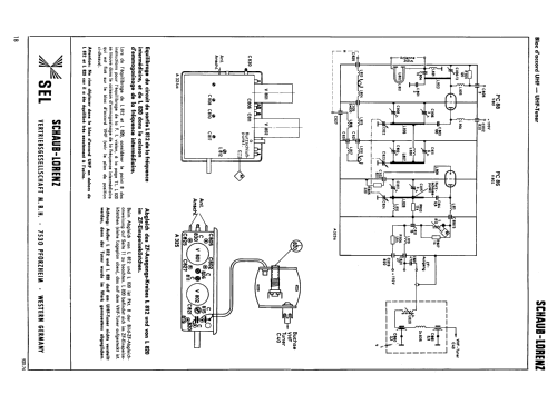 Weltecho 5059 Multinorm 80354/80355/80357; Schaub und Schaub- (ID = 2615197) Television