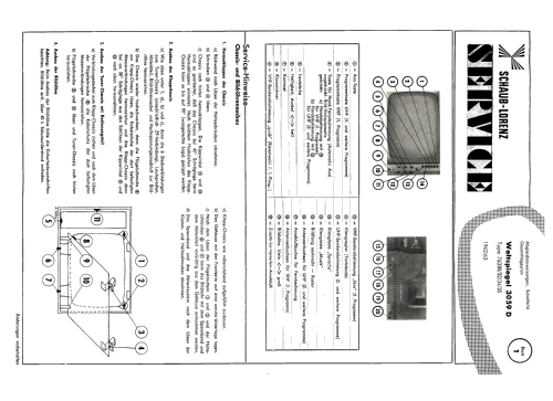 Weltspiegel 3059D 76330/76332/76334/76335; Schaub und Schaub- (ID = 2614010) Television