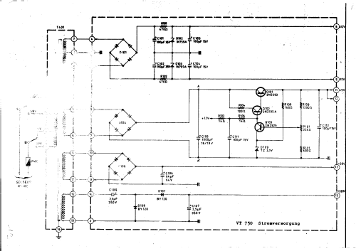 Voltmètre numérique - Digital-Voltmeter VT 750; Schneider (ID = 1695341) Equipment