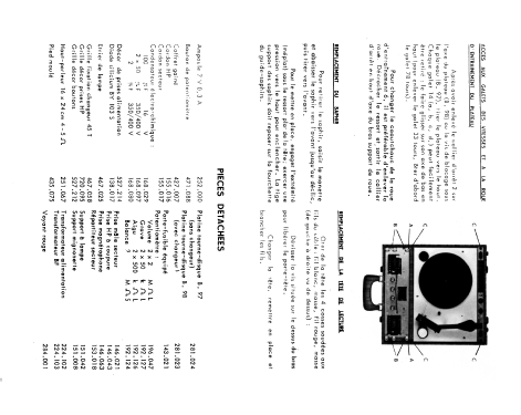 Electrophone Belza B98; Schneider Frères, (ID = 1313387) R-Player