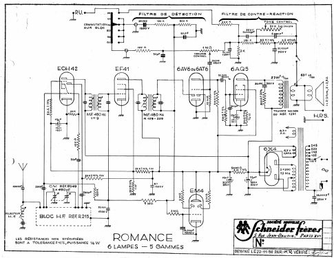 Romance ; Schneider Frères, (ID = 1195592) Radio