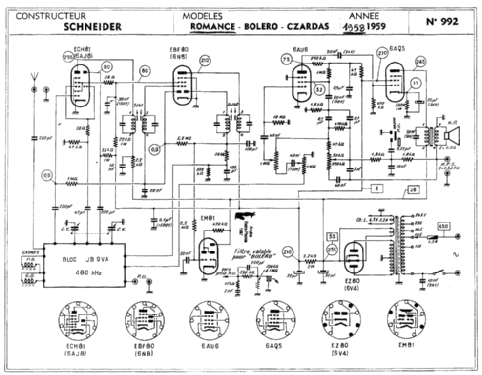 Romance AM 58; Schneider Frères, (ID = 1490752) Radio