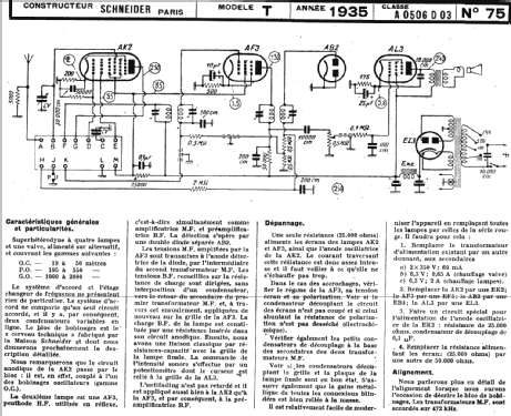 T; Schneider Frères, (ID = 222683) Radio