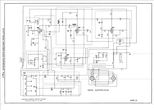 Music Control - Dynamic Noise Suppressor ; Scott Radio Labs.E.H (ID = 1404306) Ampl/Mixer