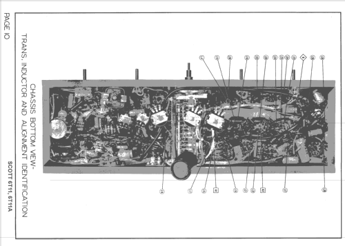 Projection Televison Receiver 6T11; Scott Radio Labs.E.H (ID = 1451437) Télévision