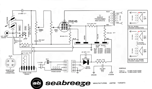 VM-664A ; Seabreeze Electric (ID = 1042507) Sonido-V