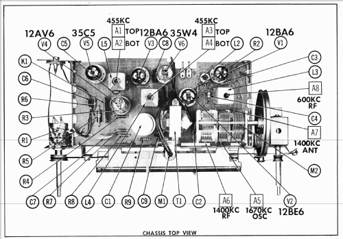 8014 Ch= 132.42900 Order=57D 8014; Sears, Roebuck & Co. (ID = 2592097) Radio