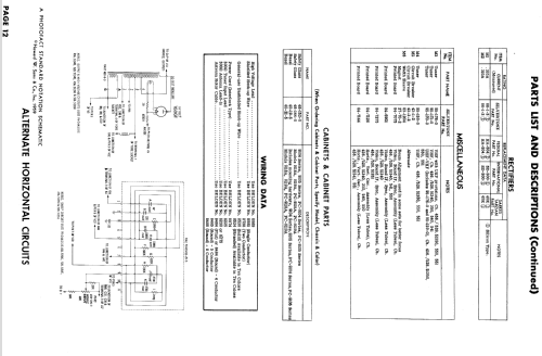 9104AQ Ch= 528.51541; Sears, Roebuck & Co. (ID = 886738) Television