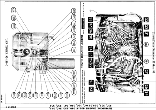 9104AQ Ch= 528.51541; Sears, Roebuck & Co. (ID = 886743) Television