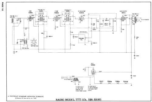 9160A Ch= 528.52160; Sears, Roebuck & Co. (ID = 907938) Fernseh-E