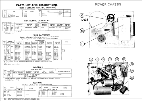 Allstate 6231 ; Sears, Roebuck & Co. (ID = 782467) Car Radio