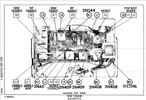 Allstate 6256 Ch= 528.55041; Sears, Roebuck & Co. (ID = 613666) Car Radio