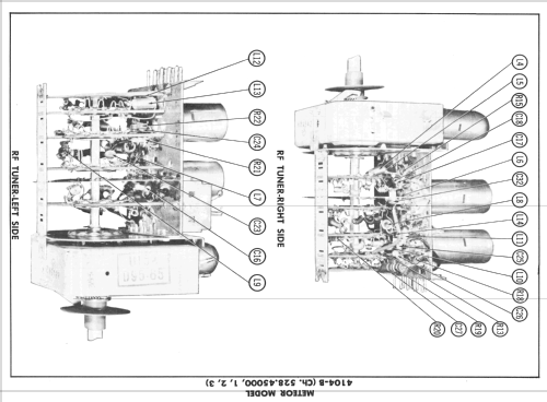 Meteor 4104-B Ch= 528.45001; Sears, Roebuck & Co. (ID = 2369486) Television