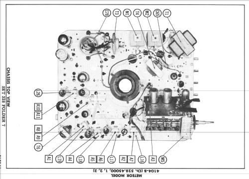 Meteor 4104-B Ch= 528.45001; Sears, Roebuck & Co. (ID = 2369487) Television