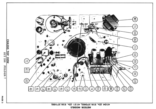 Meteor 4104 Ch= 528.37000; Sears, Roebuck & Co. (ID = 2673459) Television