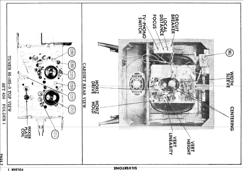 PC-9160A Ch= 456.52162; Sears, Roebuck & Co. (ID = 907258) Fernseh-E