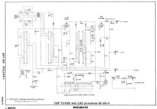 PC-9161A Ch= 456.52170; Sears, Roebuck & Co. (ID = 903829) Fernseh-E