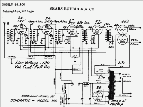 Silvertone 100 ; Sears, Roebuck & Co. (ID = 609964) Radio