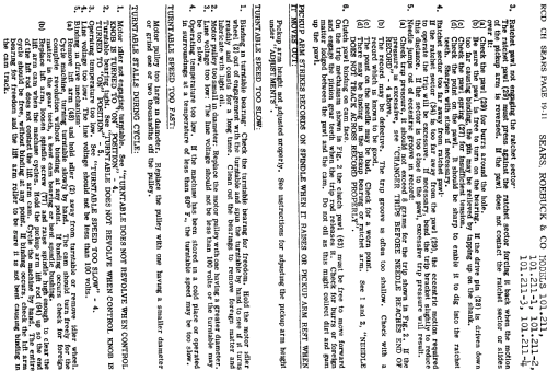 Silvertone 101.211 without version and 1 + 2 ; Sears, Roebuck & Co. (ID = 821207) R-Player