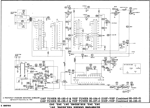 Silvertone 101-5 Ch= 528.50341 or CH= 528.50343; Sears, Roebuck & Co. (ID = 576439) Television