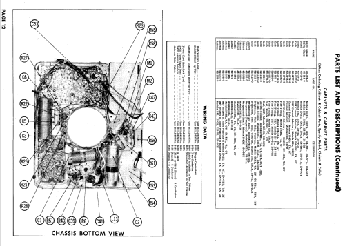 Silvertone 104-5BL, GY, TA Ch= 528.51641, -643, -645, -647; Sears, Roebuck & Co. (ID = 625307) Television